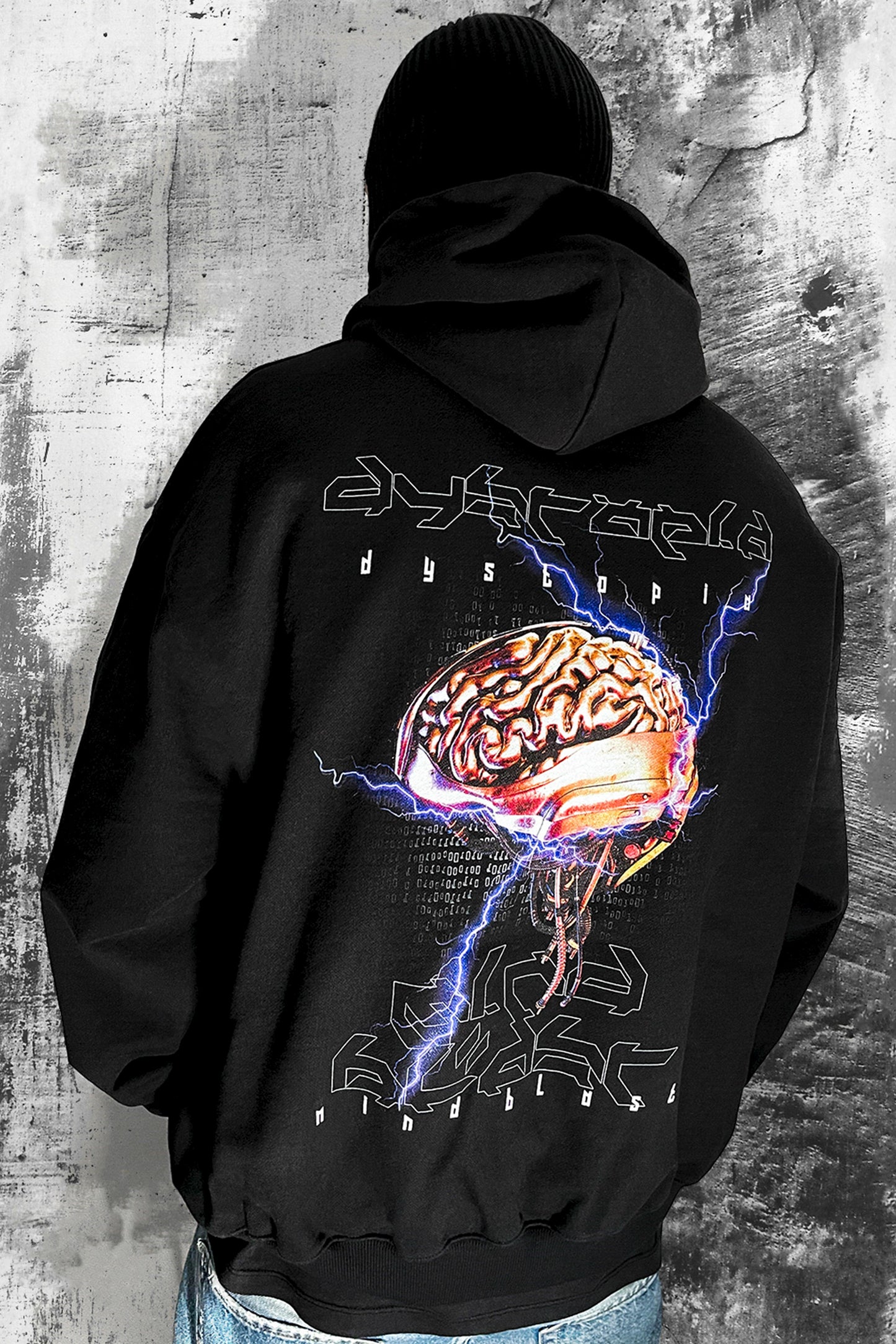 Mind Blast oversized Hoodie